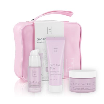 LAVISH CARE Sensitive Skin Care Essentials Necessaire Triplet Σετ Τριών Μοναδικών Προϊόντων Περιποίησης Προσώπου 1τμχ LAVISH CARE Sensitive Skin Care Essentials Necessaire Triplet Σετ Τριών Μοναδικών Προϊόντων Περιποίησης Προσώπου 1τμχ