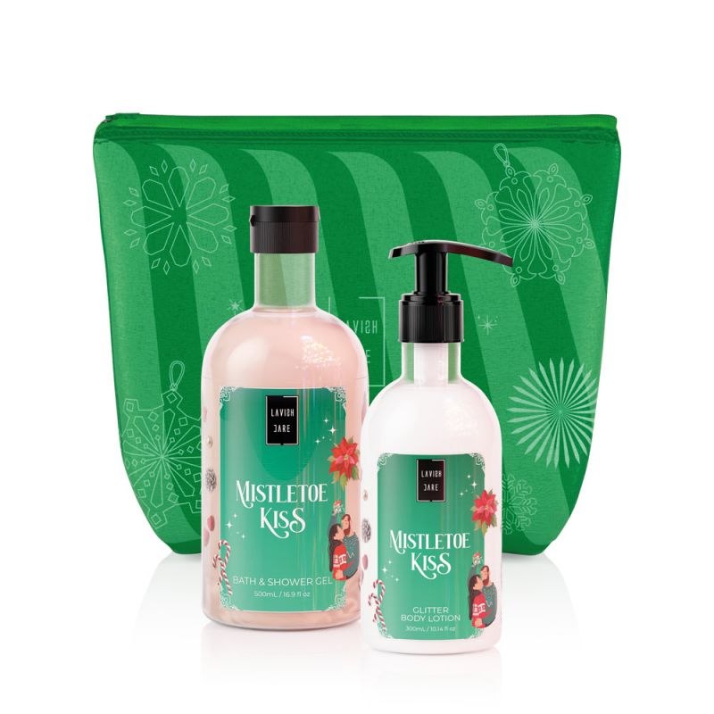 LAVISH Care Mistletoe Kiss Christmas Set Αφρόλουτρο 500ml & Κρέμα Σώματος 300ml