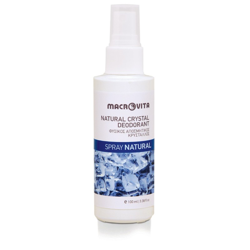 MACROVITA Natural Crystal Deodorant Φυσικός Aποσμητικός Kρύσταλλος Spray 50ml