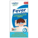 MORE SEPT Fever Cooling Patch Δροσιστική Αντιπυρετική Κομπρέσα 4τμχ