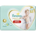 PAMPERS Premium Care Pants Βρεφικές Πάνες Βρακάκι No4 (9-15kg) 38τμχ 