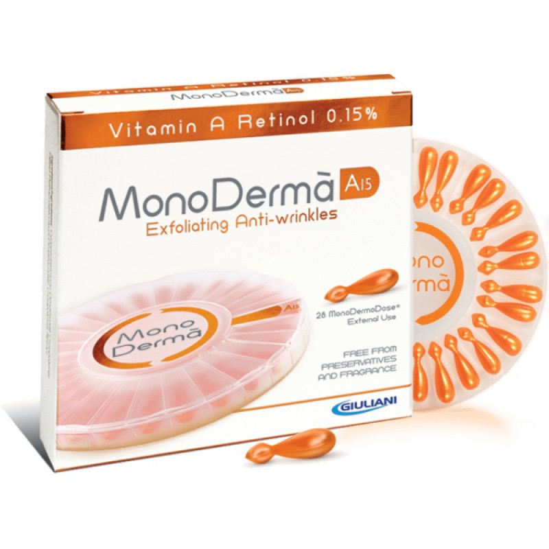 PHARMAQ Monoderma A15 Exfoliating Anti-Wrinkles 28 Μονοδόσεις