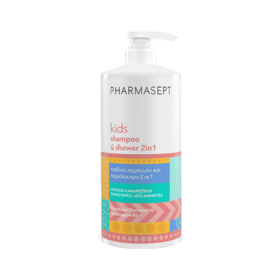 PHARMASEPT Kids Shampoo & Shower 2 in 1 Παιδικό Σαμπουάν και Αφρόλουτρο 2 σε 1 1L
