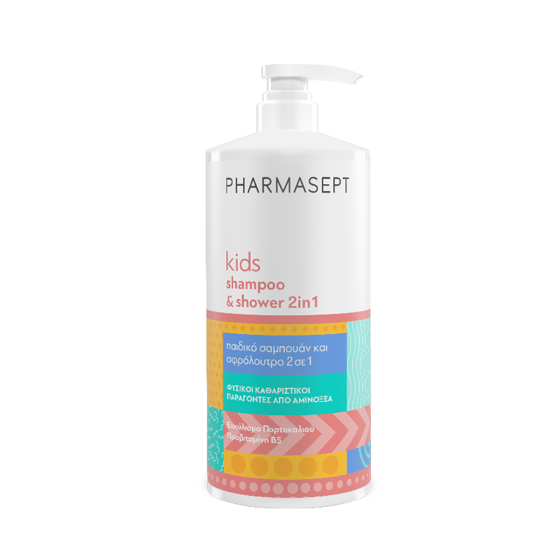PHARMASEPT Kids Shampoo & Shower 2 in 1 Παιδικό Σαμπουάν και Αφρόλουτρο 2 σε 1 1L