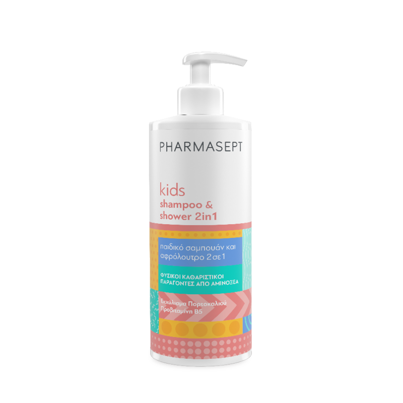 PHARMASEPT Kids Shampoo & Shower 2 in 1 Παιδικό Σαμπουάν και Αφρόλουτρο 2 σε 1 500ml