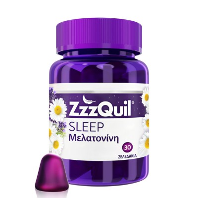 ZzzQuil Sleep Συμπλήρωμα Διατροφής με Μελατονίνη 30 Ζελεδάκια