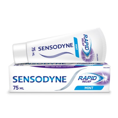 SENSODYNE Rapid Relief & Long Lasting Protection Οδοντόκρεμα για Αμεση Ανακούφιση απο την Ευαισθησία των Δοντι΄ων 75ml