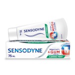 SENSODYNE Sensitivity & Gum Active Protect Οδοντόκρεμα γι την Βελτίωση της Υγείας των Ούλων 75ml