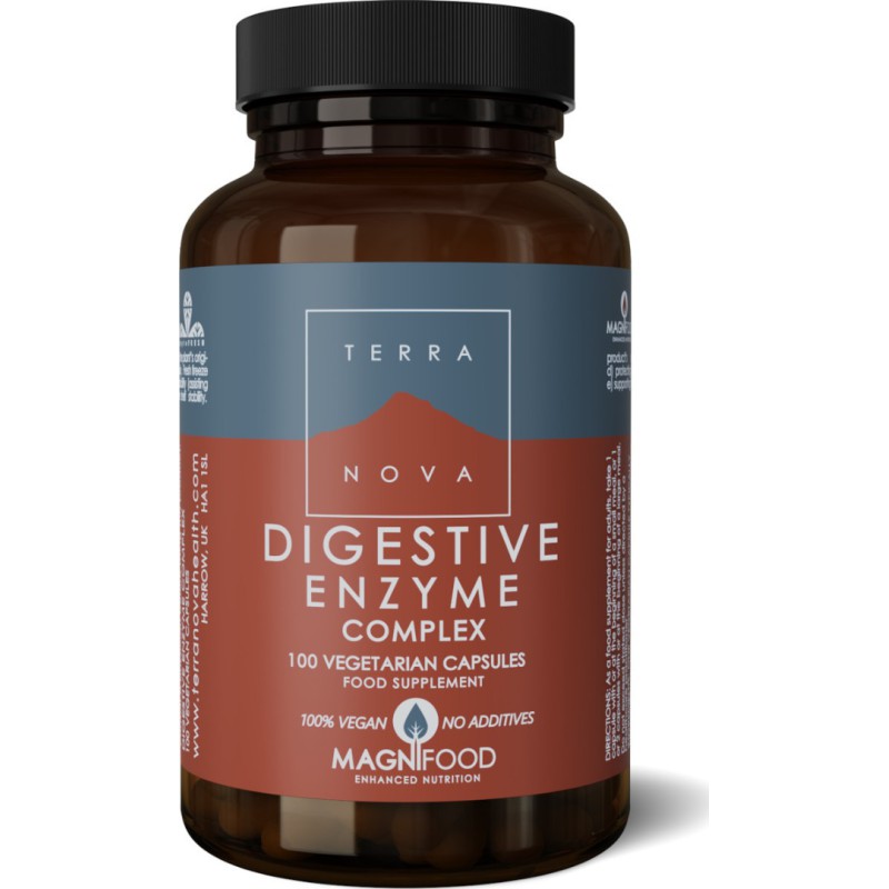 TERRANOVA Digestive Enzyme Complex 100 Κάψουλες