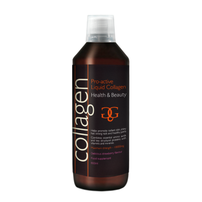 COLLAGEN Pro-active Πόσιμο Κολλαγόνο με Γεύση Φράουλα 600ml