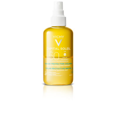 VICHY Capital Soleil Αντηλιακό Νερό Ενυδάτωσης με Υαλουρονικό Οξύ SPF50 200ml 