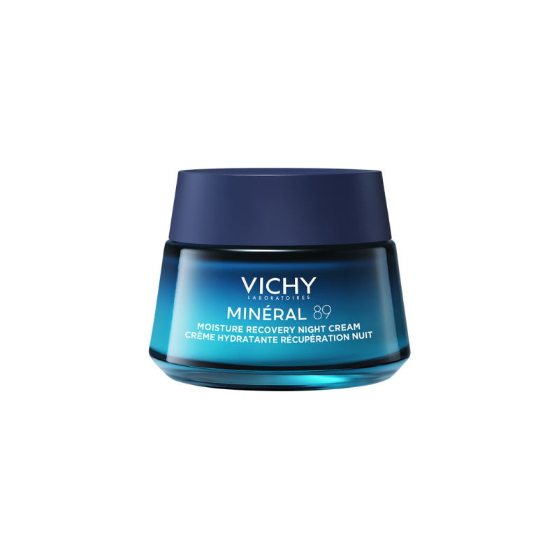 VICHY Mineral 89 Moisture Recovery Night Cream Ενυδατική Κρέμα Προσώπου Νυχτός με Καθαρή Μελατονίνη 50ml