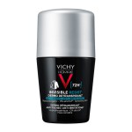 VICHY Homme Invisible Resist Deodorant Ανδρικό Αποσμητικό Roll on Χωρίς Σημάδια και Ερεθισμούς για 72 ώρες 50ml