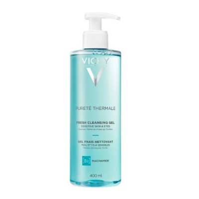VICHY Purete Thermale Fresh Cleansing Gel Δροσερό Τζέλ Καθαρισμού Προσώπου και Ματιών 400ml