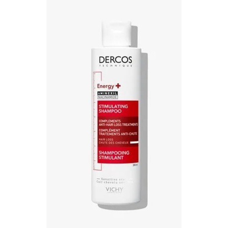 VICHY Dercos Energisant Δυναμωτικό Σαμπουάν με Aminexil για την τριχόπτωση 200ml