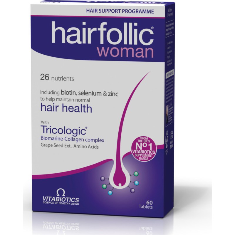 VITABIOTICS Hairfollic Woman 60 tabs