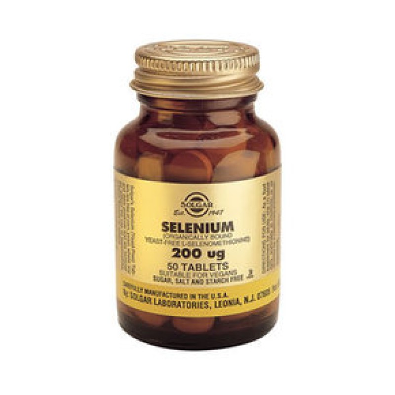 SOLGAR Selenium 200mg 50 δισκία