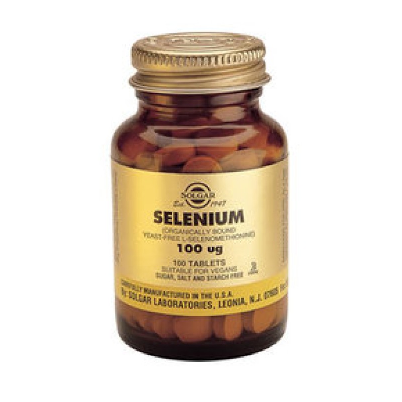 SOLGAR Selenium 100mg 100 δισκία