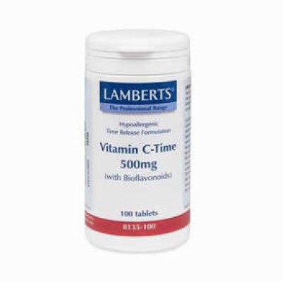 LAMBERTS Vitamin C 500mg Time Release 100 δισκία LAMBERTS Vitamin C 500mg Time Release 100 δισκία