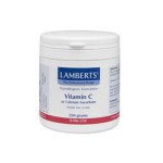 LAMBERTS Vitamin C+ Calcium Ascorbate Ασκορβικό Ασβέστιο με Βιταμίνη C σκόνη 250gr