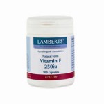 LAMBERTS Vitamin E Βιταμίνη Ε 250 iu natural form 100 δισκία