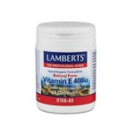LAMBERTS Vitamin E Βιταμίνη Ε 400iu Natural Form 60 δισκία