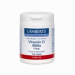 LAMBERTS Vitamin D3 Βιταμίνη D3 400iu 120 δισκία