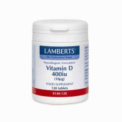 LAMBERTS Vitamin D3 Βιταμίνη D3 400iu 120 δισκία LAMBERTS Vitamin D3 Βιταμίνη D3 400iu 120 δισκία