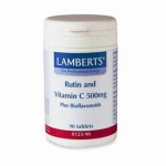 LAMBERTS Rutin and Vitamin C 500mg Ρουτίνη και Βιταμίνη C 90 δισκία