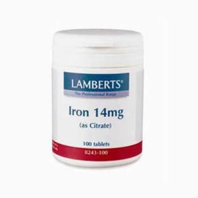 LAMBERTS Iron Σίδηρος 14mg 100 δισκία LAMBERTS Iron Σίδηρος 14mg 100 δισκία