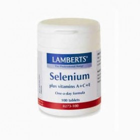LAMBERTS Selenium 200 mg Σελήνιο plus A+C+E 100 δισκία