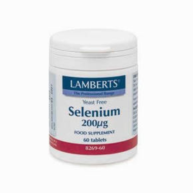 LAMBERTS Selenium Σελήνιο 200 μg 60 δισκία