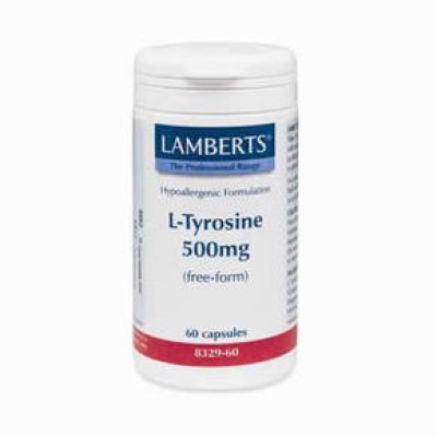 LAMBERTS L-Tyrosine  Τυροσίνη 500 mg 60 δισκία LAMBERTS L-Tyrosine  Τυροσίνη 500 mg 60 δισκία