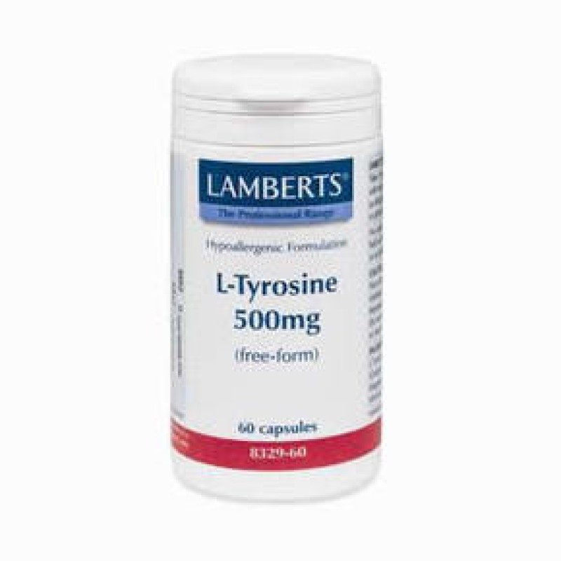 LAMBERTS L-Tyrosine  Τυροσίνη 500 mg 60 δισκία