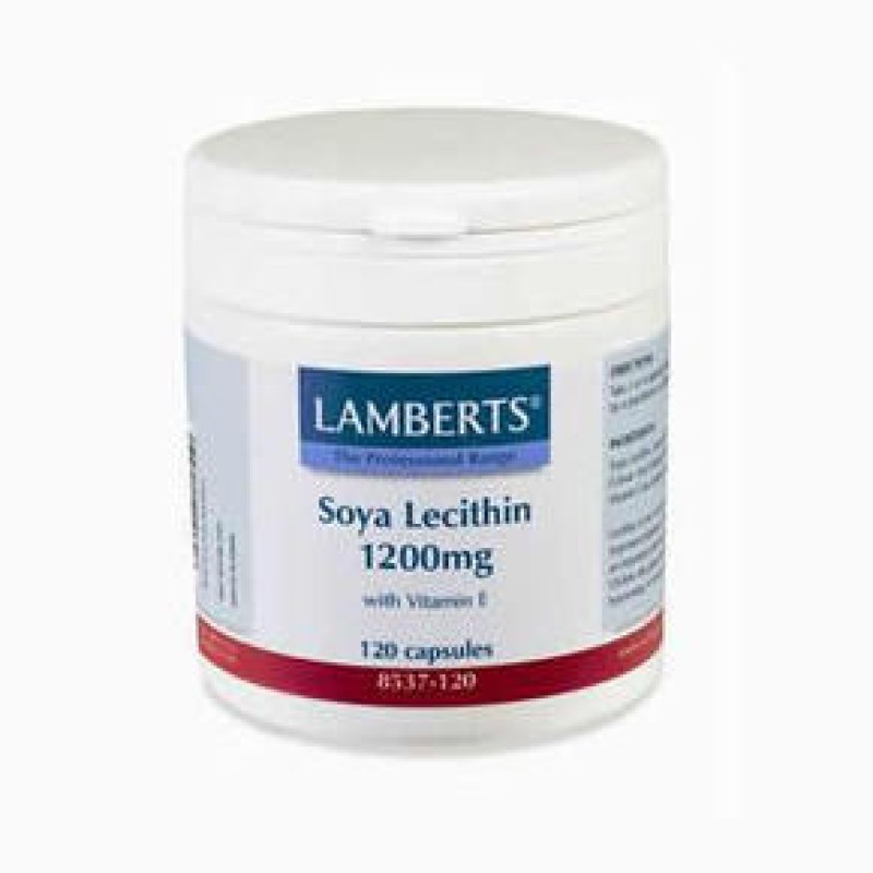LAMBERTS Soya Lecithin 1200mg Σόγια Λεκιθίνη 120 δισκία