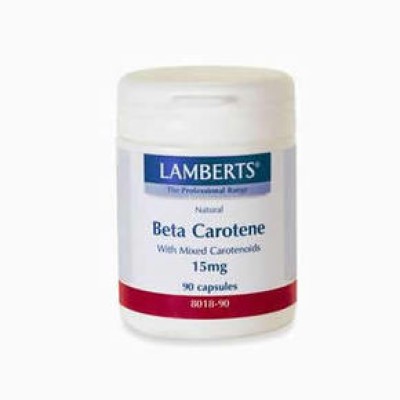 LAMBERTS Beta Carotene Natural Σύμπλεγμα Καροτενοειδών 15mg 90 δισκία LAMBERTS Beta Carotene Natural Σύμπλεγμα Καροτενοειδών 15mg 90 δισκία