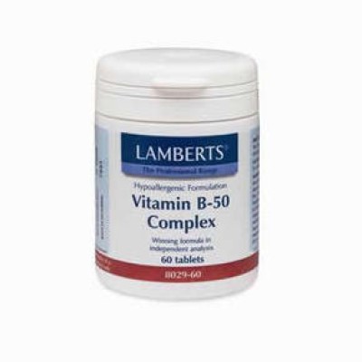 LAMBERTS Vitamin B-50 Complex 60 Δισκία LAMBERTS Vitamin B-50 Complex 60 Δισκία