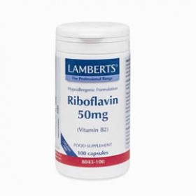 LAMBERTS Ριβοφλαβίνη βιταμίνη Β-2 50 mg 100 δισκία