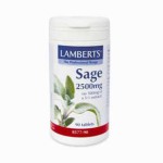 LAMBERTS Sage 2500mg Φασκόμηλο 90 δισκία
