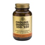 SOLGAR Choline/Inositol 250/250mg 50 δισκία