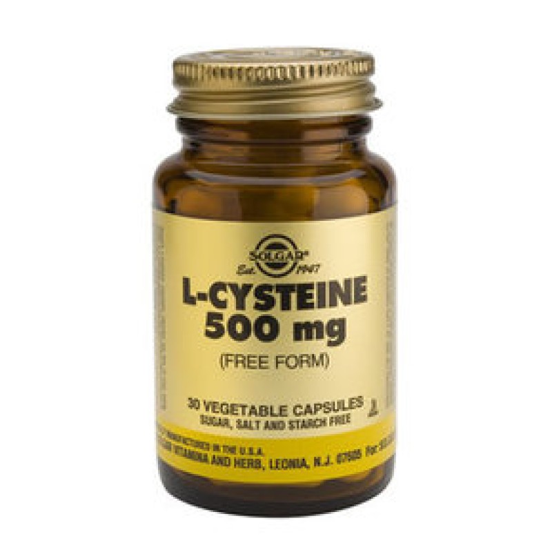SOLGAR L-Cysteine 500mg 30 δισκία