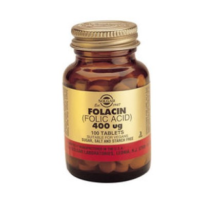 SOLGAR Folacin (Folic Acid) 400mg 100 δισκία SOLGAR Folacin (Folic Acid) 400mg 100 δισκία
