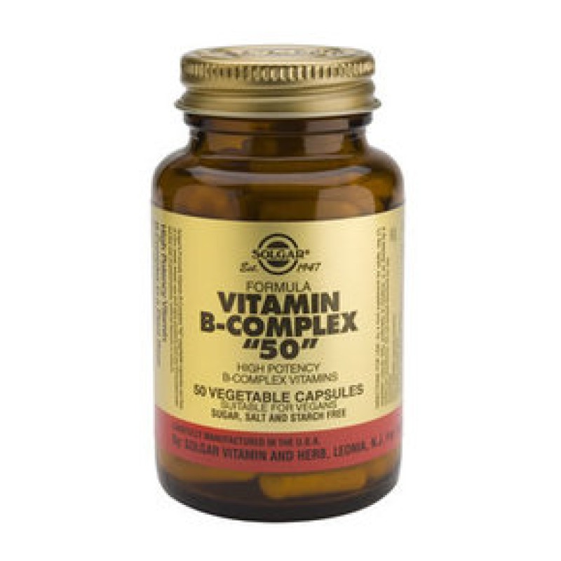 SOLGAR Vitamin B-Complex "50" 50 δισκία