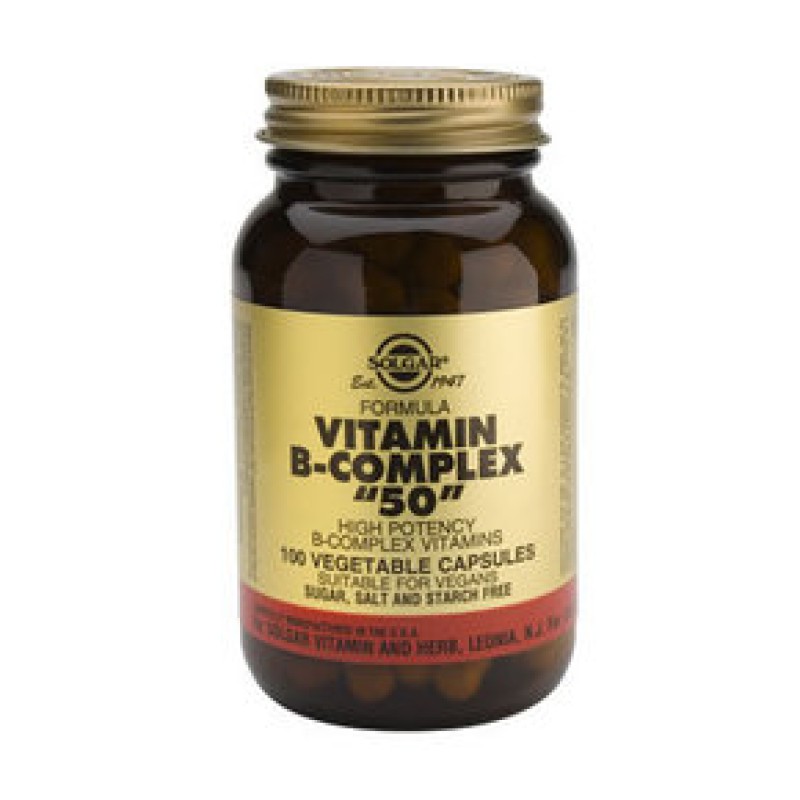 SOLGAR Vitamin B-Complex "50" 100 δισκία