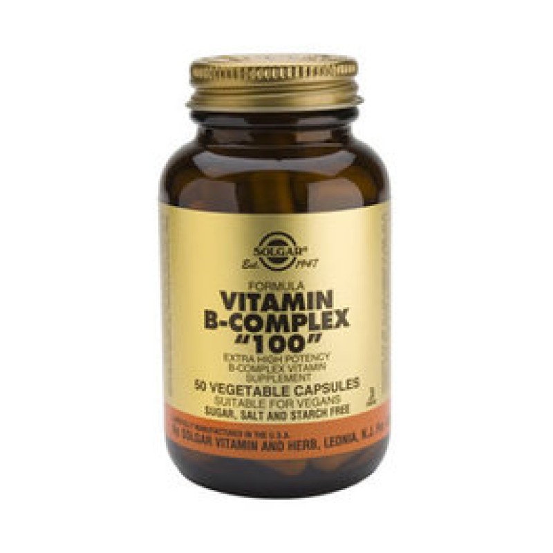 SOLGAR Vitamin B-Complex "100" 50 δισκία