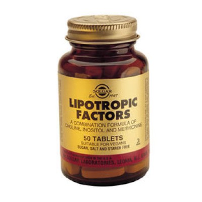 SOLGAR Lipotropic Factors 50 δισκία SOLGAR Lipotropic Factors 50 δισκία