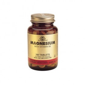 SOLGAR Magnesium with Vitamin B6 100 δισκία