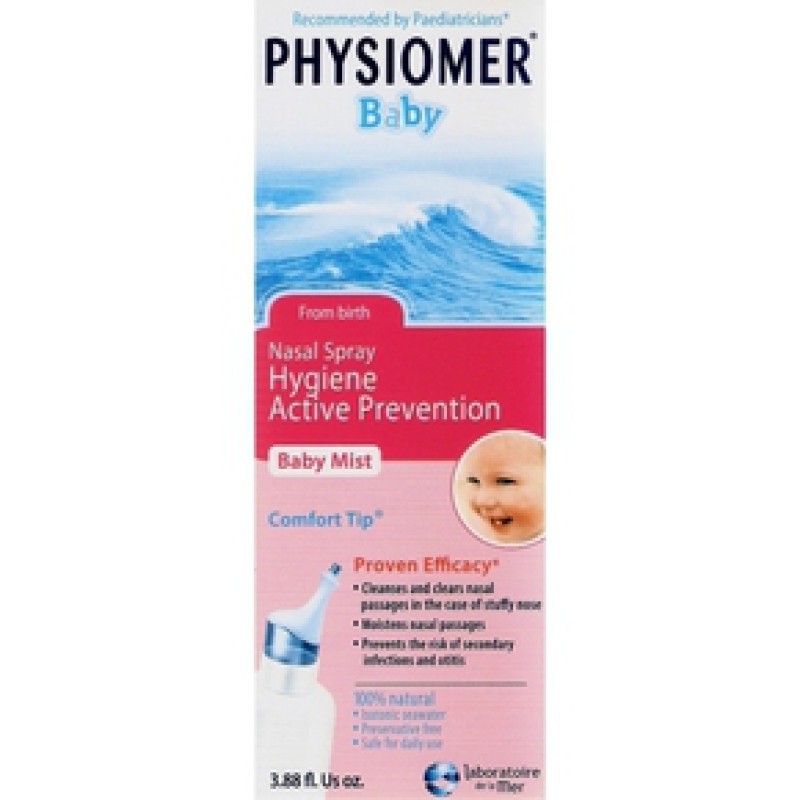 PHYSIOMER Baby Ρινικό διάλυμα Υγιεινή ενεργή πρόληψη 115ml