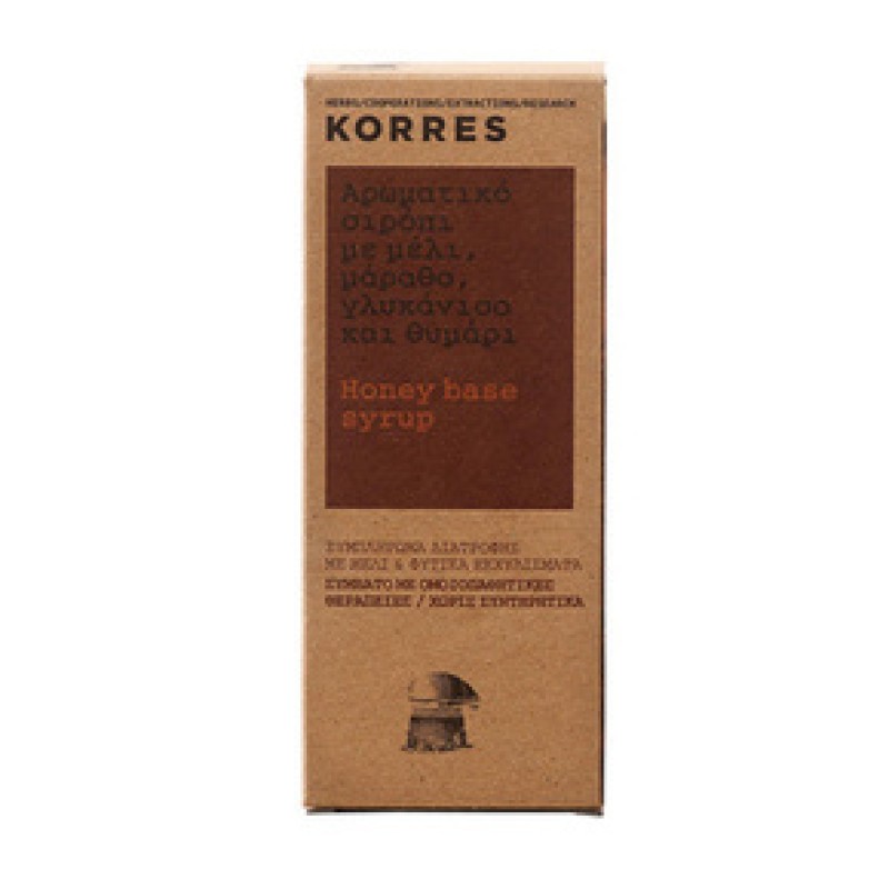 KORRES Σιρόπι για το Λαιμό με Μέλι Γλυκάνισο και Θυμάρι 200ml