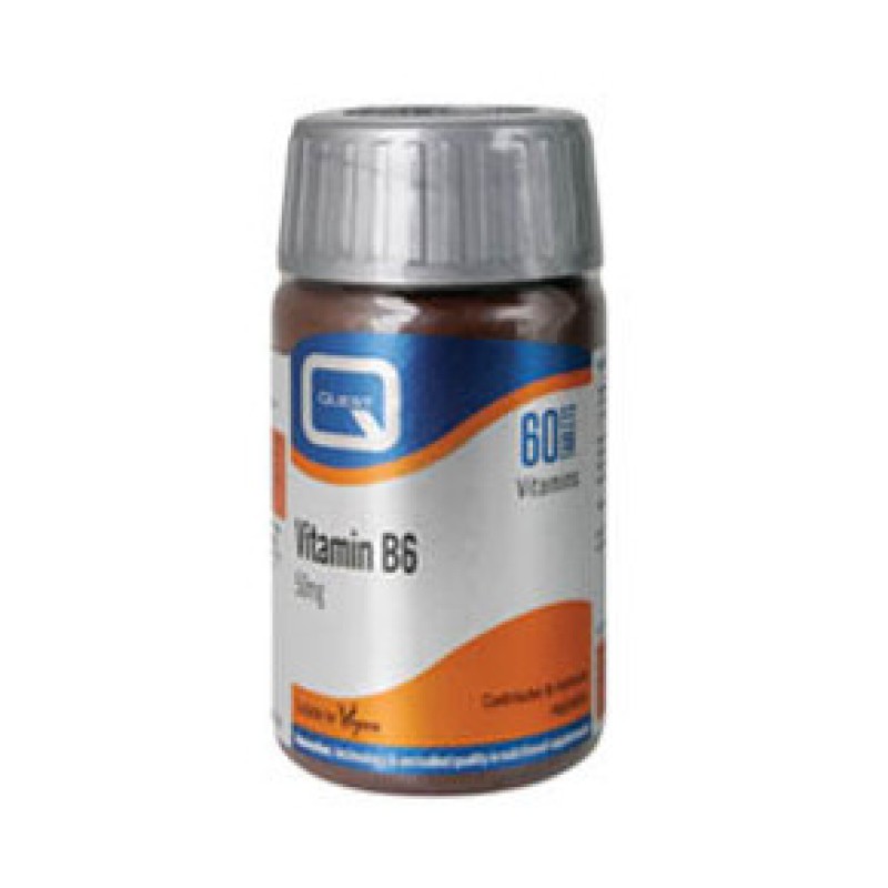 QUEST Vitamin B6 50mg με εκχύλισμα φύλλων μαιντανού 60 tabs